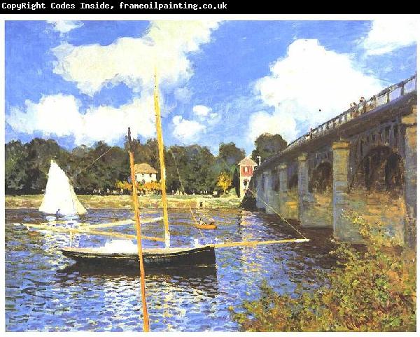 Claude Monet Le Pont routier, Argenteuil